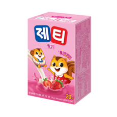 제티 딸기맛 분말, 2개입, 17g, 20개
