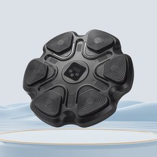 智能音樂拳擊反應靶 反應力訓練神器 兒童成人拳靶 節奏拳靶 趣味鍛鍊提升反應力, 1個, 黑色