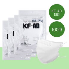 퓨어라이프 KF-AD 비말차단 새부리형 마스크 대형 5매입 x 20팩 총100매, 퓨어라이프 KFAD 5매입x20매 100매