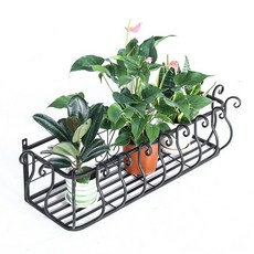 화분 걸이 창틀선반 선반 다용도 창틀화분걸이, 1개, M. 단층 80cm내경 폭 25 폭 넓힘