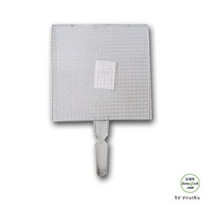 접이식정사각석쇠33CM 생선구이 석쇠 불판 정사각석쇠 접이식정사각 고기판, 1개