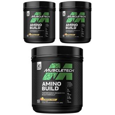 MUSCLETECH BCAA蛋白質補充保健粉 熱帶水果口味, 3罐, 614克
