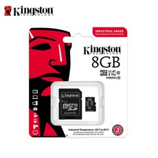 Kingston INDUSTRIAL microSD 工業高耐用記憶卡, 1個, 8GB, 8GB