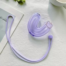 치아 교정기 틀니 보관함 투명 수납 케이스 휴대용 치아유지장치, 1개