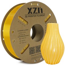 XZN PETG 필라멘트 1.75MM 투명 3D 프린터 1KG(2.2LBS) 프린팅 필라멘트 강한 인성 및 고정밀 + /-0.02MM 엉킴 없음 막힘 버블 없음 대부분의 프린터에, Clear, 1 Polylactic Acid