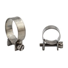 台灣熱銷 304不鏽鋼迷你卡箍 不鏽鋼小強力喉箍 油管油路專用卡箍管夾抱箍, 1個, 6-8   10只裝