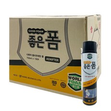 함일셀레나 좋은폼 국산 우레탄폼 노즐타입 750ml (일회용), 15개