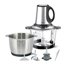 신일 만능 스텐 유리 다지기 세트 마늘 박피기 SFM-30FM 야채 고기 전동 쵸퍼 휘핑기, 1개, 3리터