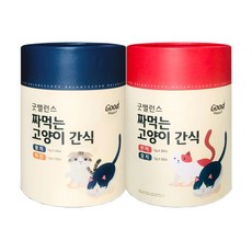 굿밸런스 고양이 짜먹는 간식 2종 세트 (120p), 1세트
