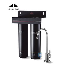 宮黛 GD MAX ACF 銀離子抗菌抑垢二道式淨水器, 標配爵士龍頭