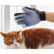 [다옴하우스] 애견 털관리 장갑 강아지 고양이 마사지 목욕 털갈이 털제거 브러시, 1개, 왼손