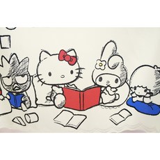 Sanrio 三麗鷗 卡通人物短簾, 彩色圖案