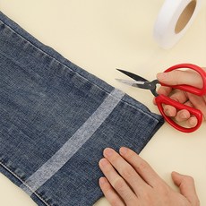 [ 64m 대용량 ] 엠코어 셀프 수선 테이프 바지 노스티치 셀프핏, 1개, 화이트3cm