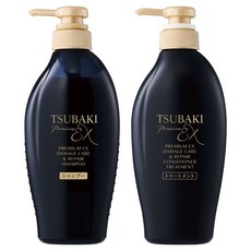 츠바키 프리미엄 EX 데미지 케어 & 리페어 샴푸 450ml + 컨디셔너 트리트먼트 450ml, 1세트