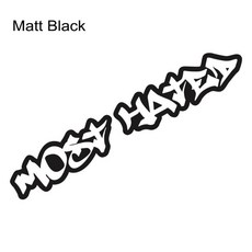 싫어지는 자동차 앞 유리 스티커 차체 뒷 창 장식 비닐 필름 데칼 튜닝, A. 1Pc, 1. Matt Black