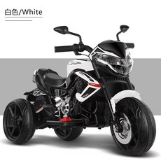 【阿LIN】800266 HT-9888 三輪摩托車 童車 電動機車 大黃蜂機車 歐兜嘜 輔助輪 音樂 早教, 白色, 1個