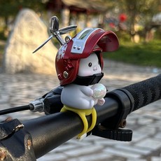 자전거 전기자전거 오토바이 액세서리 차량용 장식품, 1개, 흰색 스트링 H타입