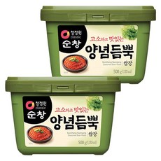 청정원 순창 양념듬뿍 쌈장 장류 고기 양념장 500g x 2개