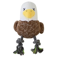 FAD 汪汪繩結系列 寵物填充拉扯繩結玩具, 1個, 老鷹