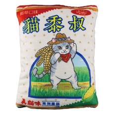 icat 寵喵樂 犬貓玩具 帶繩調味棒 貓草玩具 韓國零食玩具, 1個, 貓玩具-貓黍叔