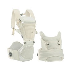 i-angel Dr.Dial Fold air 嬰兒揹帶 透氣款, 雪酪白