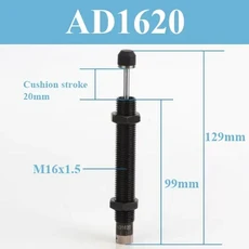 조절식 완충기 유압 오일 압력 버퍼 AD1410 AD2016 AD2020 AD, 17 AD1620, 1개