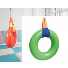 그네 외줄 매달리기 밧줄 균형 사다리 체중 타기 기구 오르기 가정용 디스크