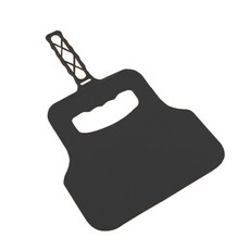 야외 요리 캠핑을 위한 휴대용 플라스틱 내열 야외 바비큐 팬 바비큐 핸드 팬 수동 송풍기, 사이즈 이미지 참고, 1개, Black