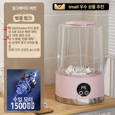 미니세탁기 가정용 소형 전용 접이식 세탁 옷 자취, 퍼피치핑크, 기본 모델명/품번