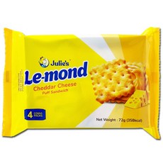 줄리스 르몽드 체다치즈 샌드위치 72g, 1개