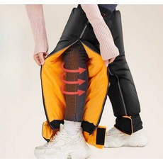 오토바이 무릎 보호대 방한 발열 안감 패드, 초음파 벨벳 무릎패드 70cm