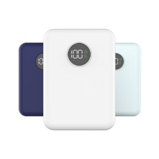 민트라온 맥세이프 슈퍼미니 고속 충전 보조배터리 10000mAh, 애플워치, 네이비