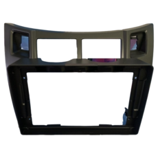 SYCE 紳曜數位 YARIS 小鴨 06-13年 黑色/銀色 兩款 9吋安卓機 百變框 面板套框, YARIS  小鴨 9吋套框,銀色