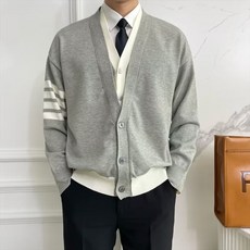 V領針織開衫外套