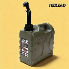 툴리드 제리캔 기름통 캠핑 등유통 휘발유 석유 연료통, 카키5L, 1개