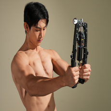 헬스장 못 간다고 핑계는 끝! 200kg까지 자극하는 완력기 AB슬라이더 복근운동기구, 블랙, ZC-AS01