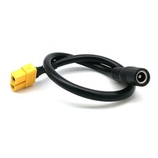 肥鯊FPV XT30母轉 DC5521母 視頻眼鏡充電線, 1個, Dc5521母轉XT60母14awg