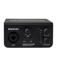 Midiplus M Pro OTG版本 高增益話放錄音介面，專業錄音品質，隨時隨地捕捉音樂靈感, 1個