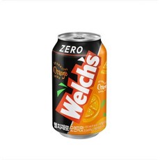 웰치스 제로 오렌지 캔, 355ml, 15개