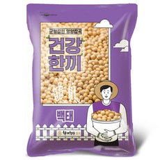 한끼농산 국산 백태 1kg 메주콩 노란콩 대두콩, 1개
