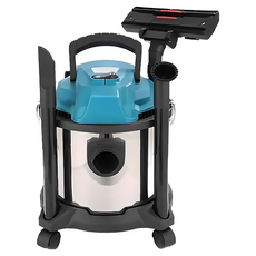 ASAHI SW15 乾濕吹工業用吸塵器，HEPA過濾，1400W強勁吸力，不鏽鋼桶身，台灣製造, 藍色