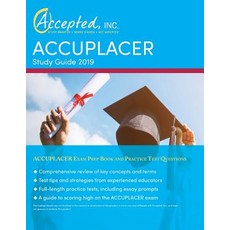 (영문도서) ACCUPLACER Study Guide 2019: ACCUPLACER Exam Prep Book and Practice Test Questions Paperback, Accepted, Inc., English, 9781635303483