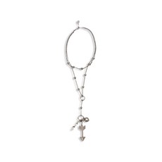 레드(V) 레이어드 참 네크리스