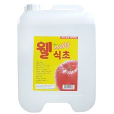 웰 식초 12.5kg 대용량 업소용 식당용 말통, 1개