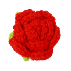 마이픽 장식용니트꽃 니트플라워, 옐로우장미