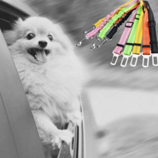 반려견 안전 벨트 반려동물 고정 목줄 강아지 안전 벨트 차량 카시트 하네스 가슴 용품 장치 이동, 3반려견밸트-핑크