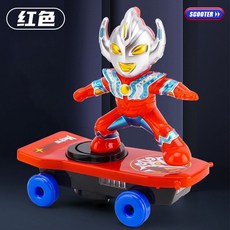 百變超人360 旋轉不倒翻滾電動玩具兒童禮物 5AMB, 1個, 紅色送三節普通五號電池+螺絲刀