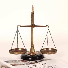 돋보기 엔틱 루페 탁상용 거치대 스탠드 황동 독서 브라이트골드, 저울 오너먼트 20x10x23 cm