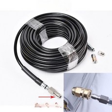 하수구 고압세척 노즐 파이프 세척기 분사기 베어툴 청소, 3 8 퀵커넥트 40m, 기본 모델명/품번