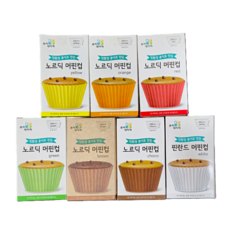 퓨어네이처 핀란드 머핀컵 55mm 200p, 화이트, 2개